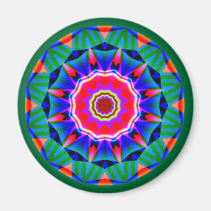 Fractal Mandala Magnet