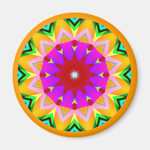 Fractal Mandala Magnet