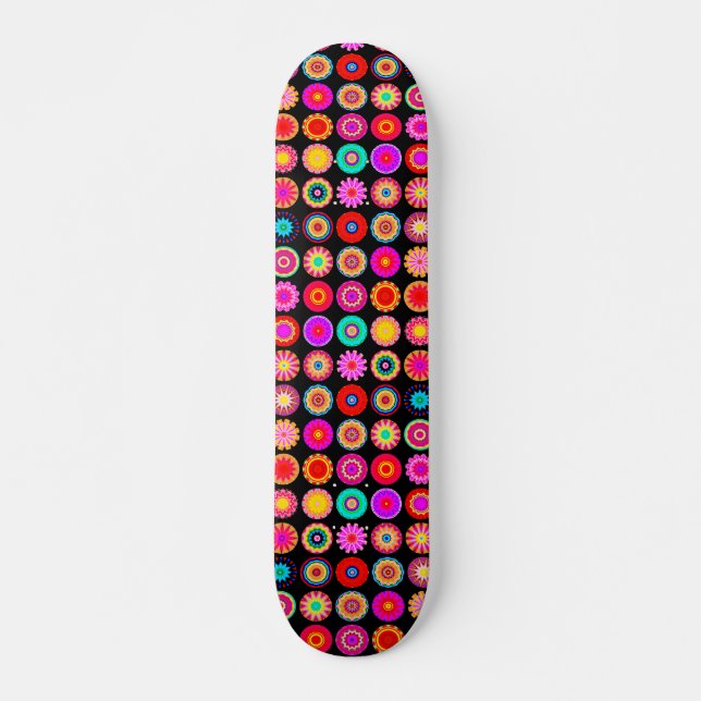 Fractal Mandala Skateboard (Front)