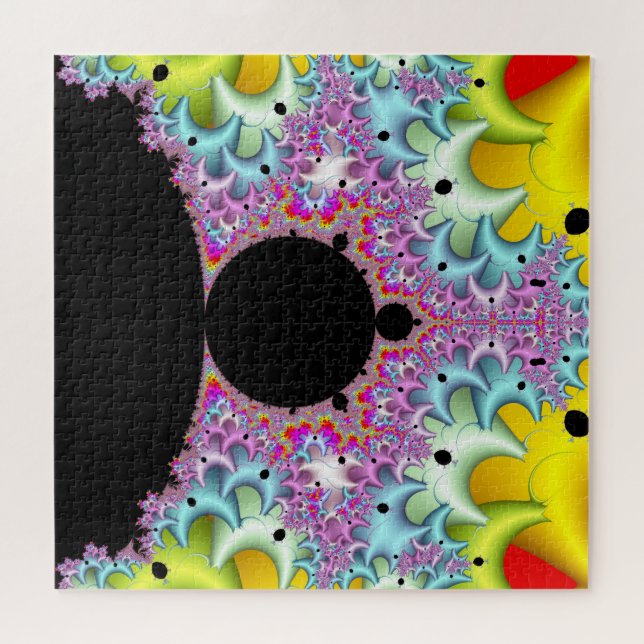 Fractal Mandelbrot Multicolor Jigsaw Puzzle (Horizontal)