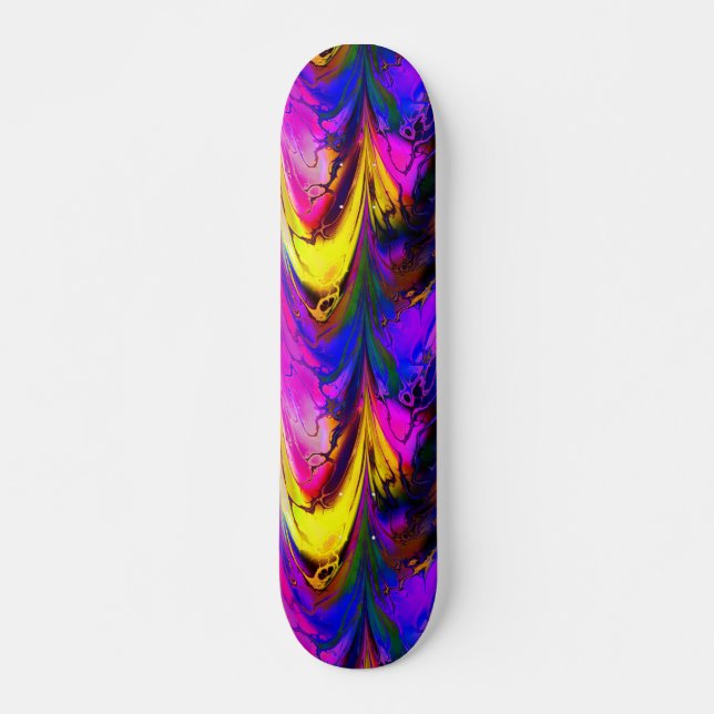 Fractal Marble7A Skateboard (Front)