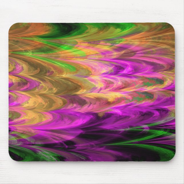 Fractal Marble 4-3 Mouse Mat (Front)