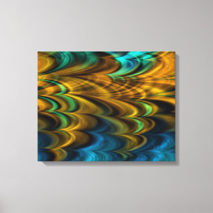 Fractal Marble 4-4 Wrapped Canvas