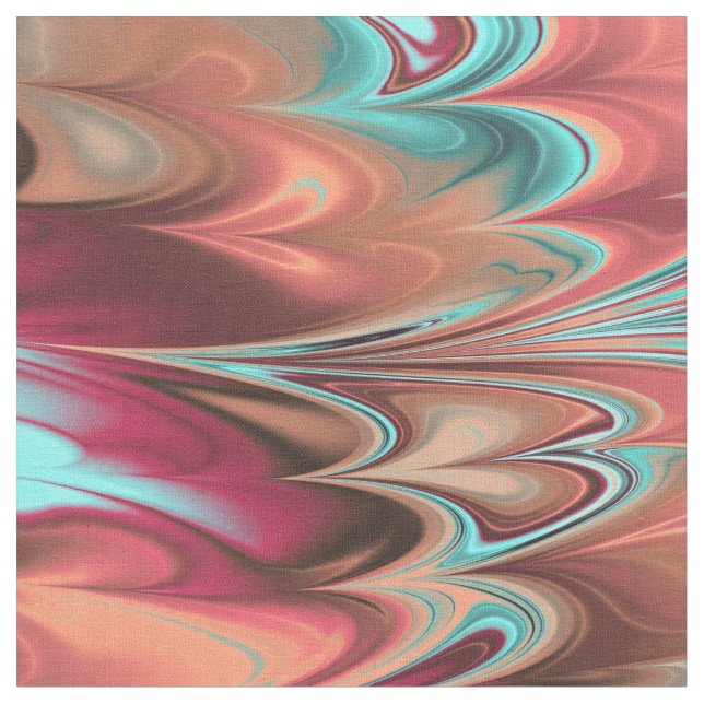 Fractal Marble 6-1 Fabric (Close Up)