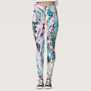 Fractal Marble Leggings
