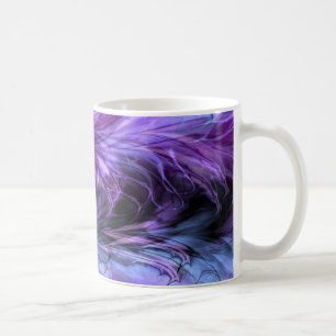 Fractal Marble Purple Mug