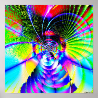 Fractal Maze 5c Poster