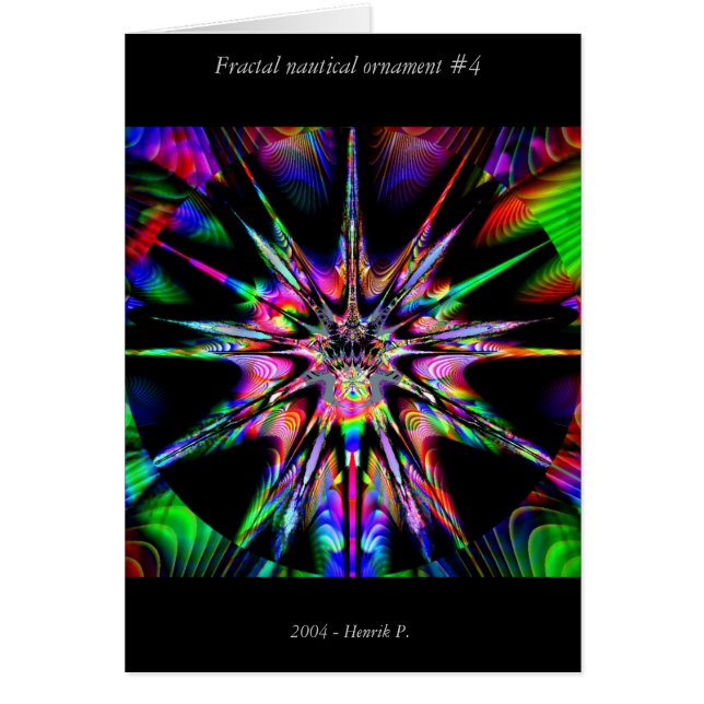 Fractal nautical ornament #4 (Front)
