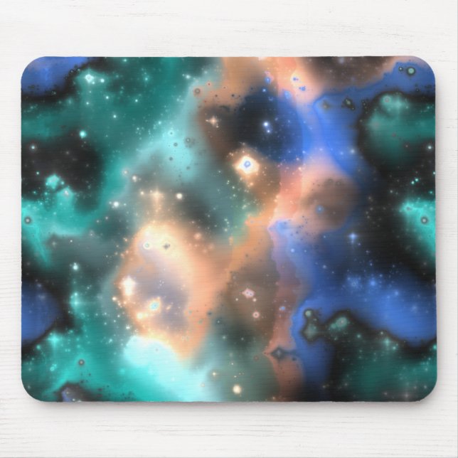 Fractal Nebula 2 Mouse Mat (Front)