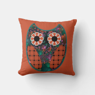 Fractal Owl Pillow