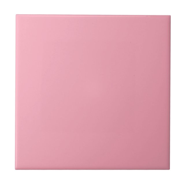 Fractal Pattern 4, Solid Colour Match -Ceramic Til Tile (Front)