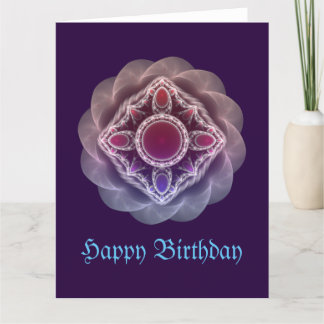 Fractal pattern card