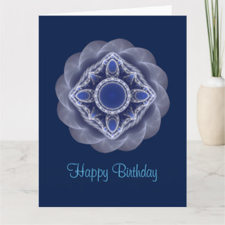 Fractal pattern card