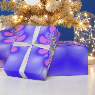 ~ Fractal Pattern Mauves Pinks ~ Birthday ~  Wrapp Wrapping Paper