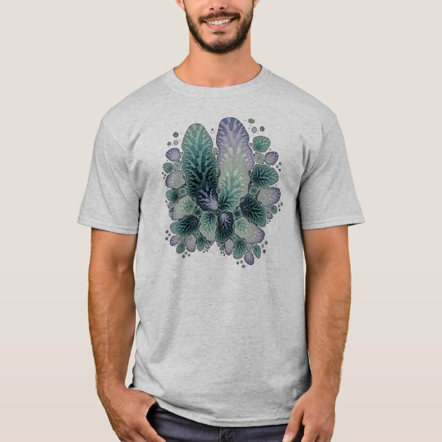 Fractal Petals T-Shirt (Front)