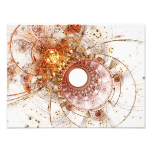 Fractal Photo: Fiery Temperament Photo Print