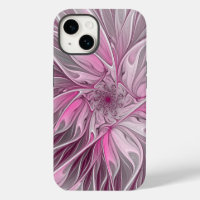 Fractal Pink Flower Dream, Floral Fantasy Pattern