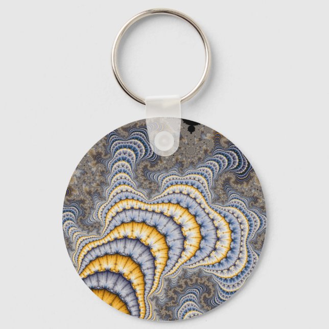 Fractal Plates - Fractal Key Ring (Front)