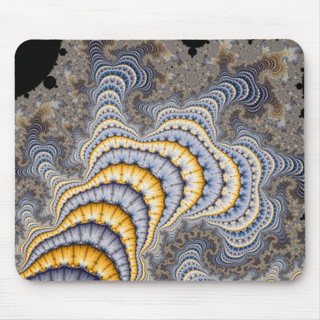 Fractal Plates - Fractal Mouse Mat (Front)