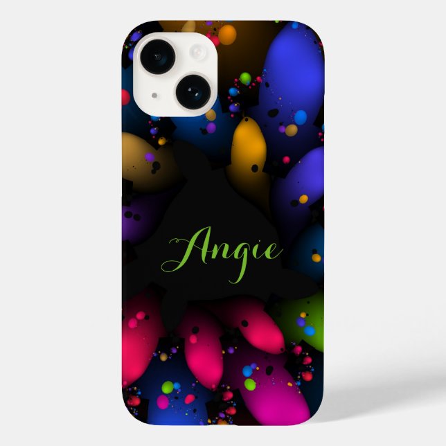 Fractal Pollen  Case-Mate iPhone Case (Back)