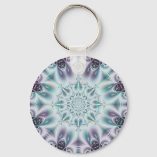 Fractal Print Keychain