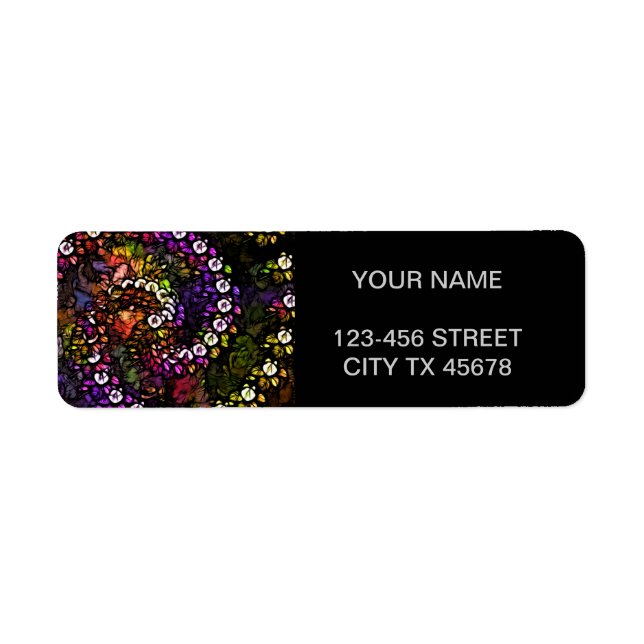 fractal purple Psychedelic Rainbow Spiral Trippy (Front)