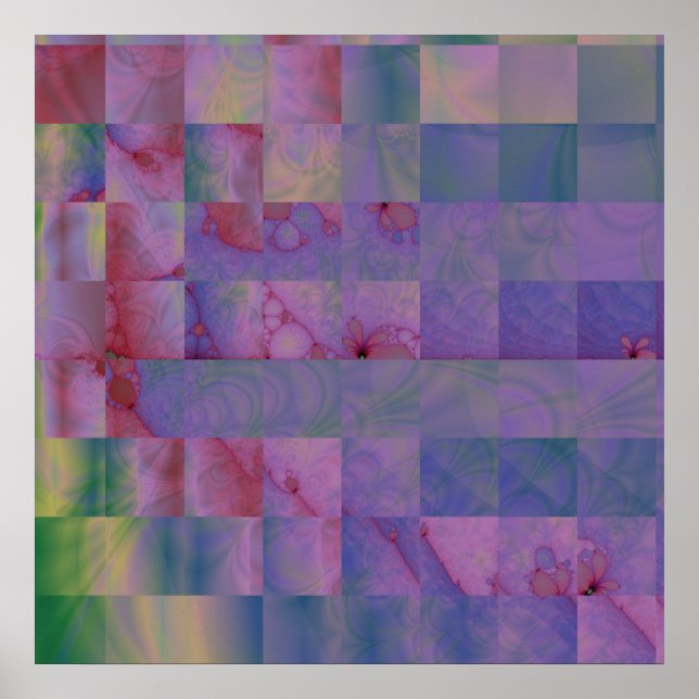 Fractal Quilt 3 Canvas Print (Front)
