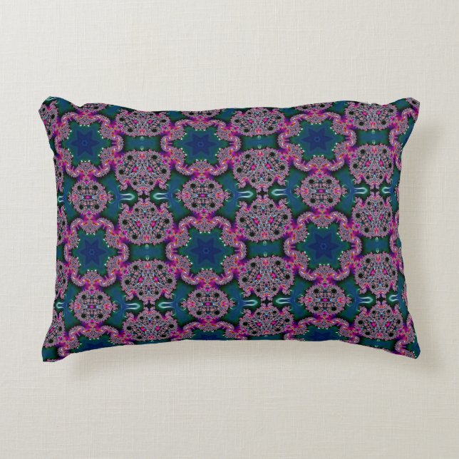 Fractal Radiance Decorative Cushion (Front)