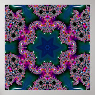 Fractal Radiance Poster