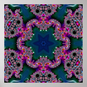 Fractal Radiance Poster