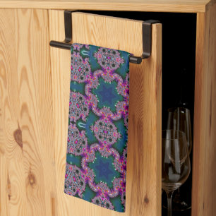 Fractal Radiance Tea Towel