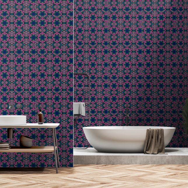 Fractal Radiance  Wallpaper (Bathroom)