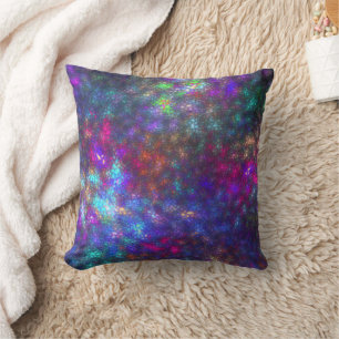 Fractal Rainbow Cushion