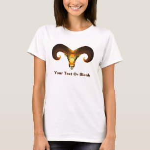 Fractal Ram's Head T-Shirt