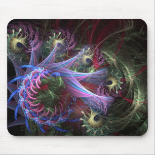Fractal Ribbons Full Swirl Mousepad