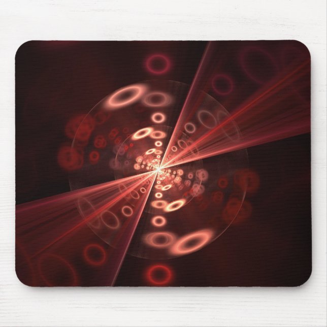 Fractal Rings Mouse Mat (Front)