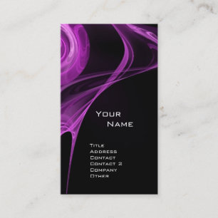 FRACTAL ROSE 3 soft purple Business Card