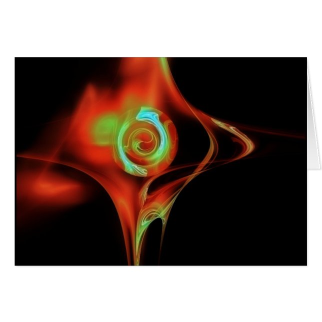 FRACTAL ROSE , red green blue (Front Horizontal)