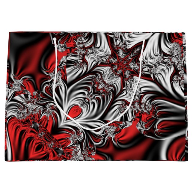Fractal’s pattern large gift bag (Front)