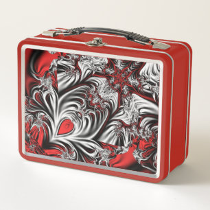 Fractal’s pattern metal lunch box