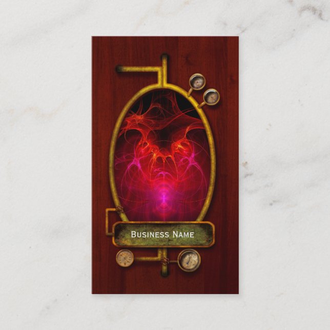 Fractal - Science - The neural network Business Card (Front)