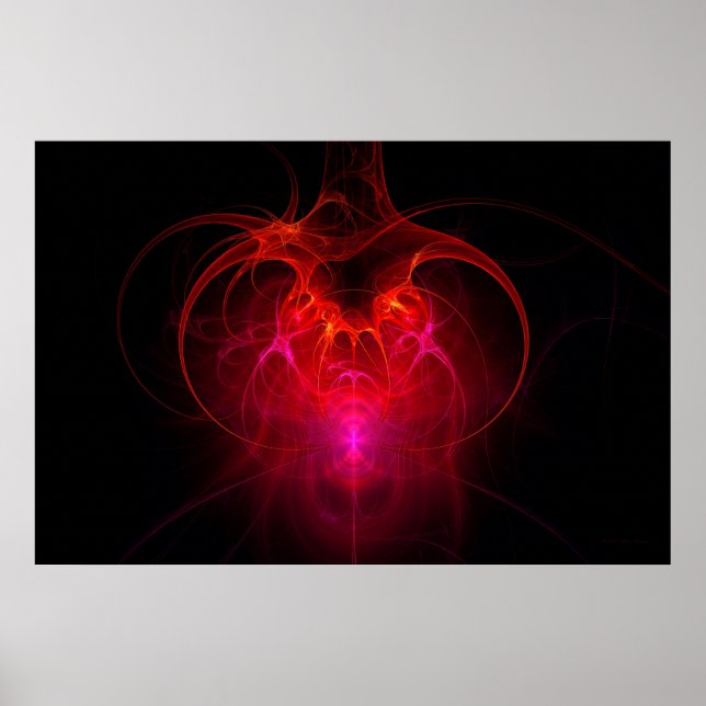 Fractal - Science - The neural network Poster (Front)