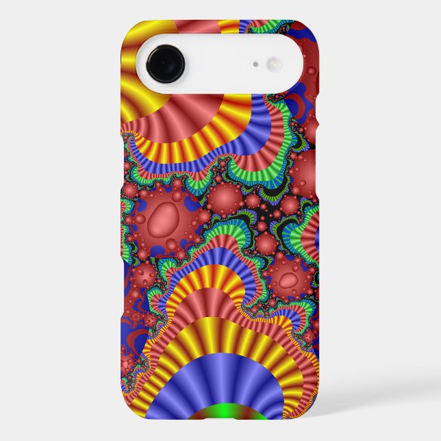 Fractal Scrambled Eggs Case-Mate iPhone Case (Back)