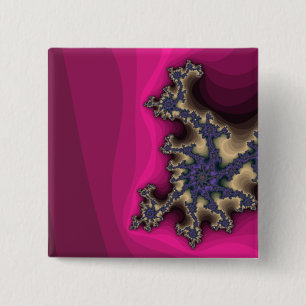Fractal seahorse button