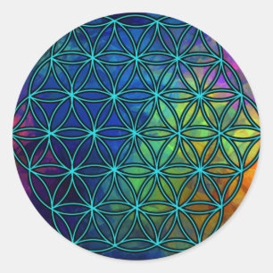 Fractal Seed of Life Sacred Geometry Sticker
