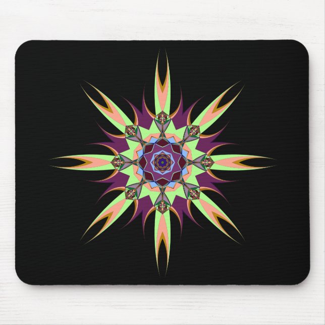 Fractal shape mouse mat (Front)