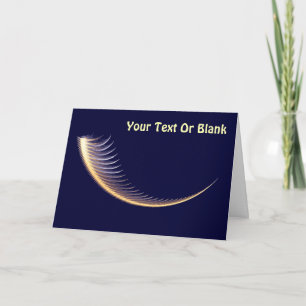 Fractal Shofar Card