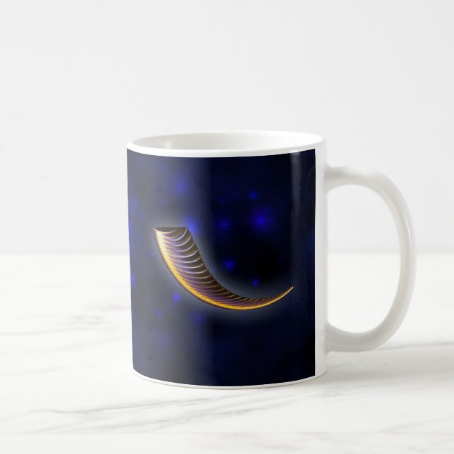 Fractal Shofar Coffee Mug (Right)
