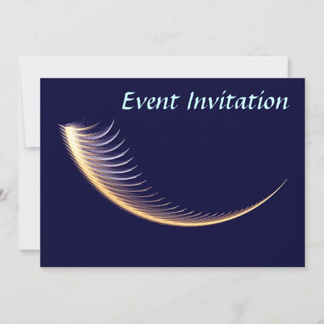 Fractal Shofar Invitation (Front)