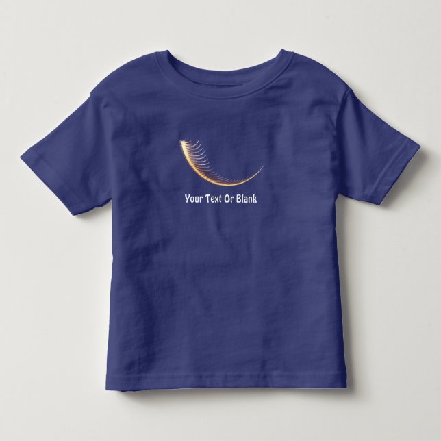 Fractal Shofar Toddler T-Shirt (Front)